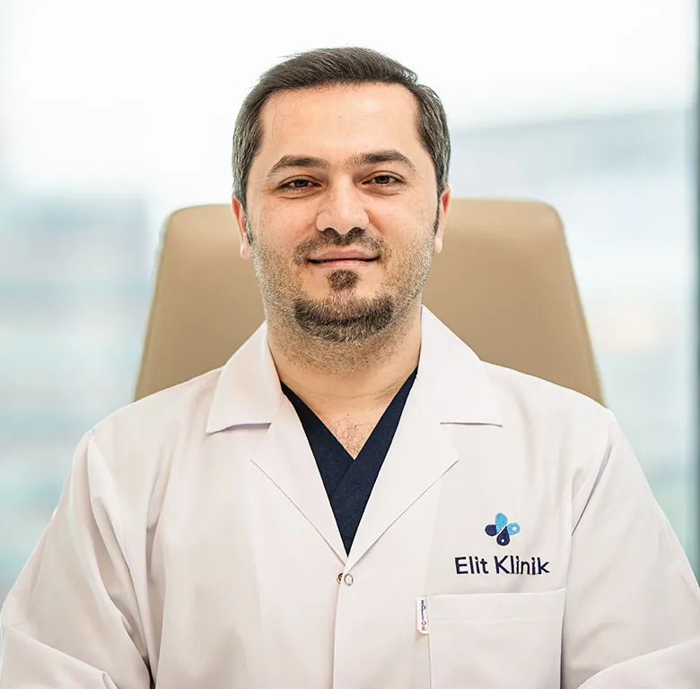 Portrait of Dr. Balwi, Medical Director and hair transplant specialist at Elit Klinik