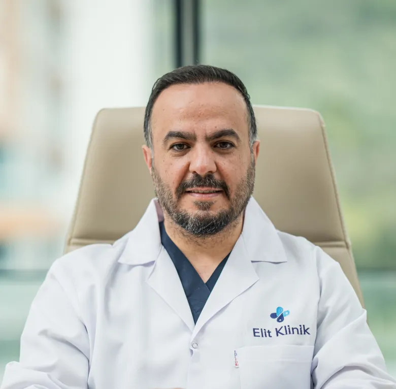 Portrait of Dr. Mustafa, a hair transplant specialist at Elit Klinik
